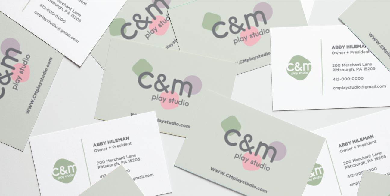 custom brand design cm business card