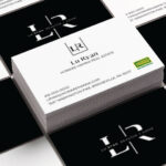 custom brand design lu ryan business card